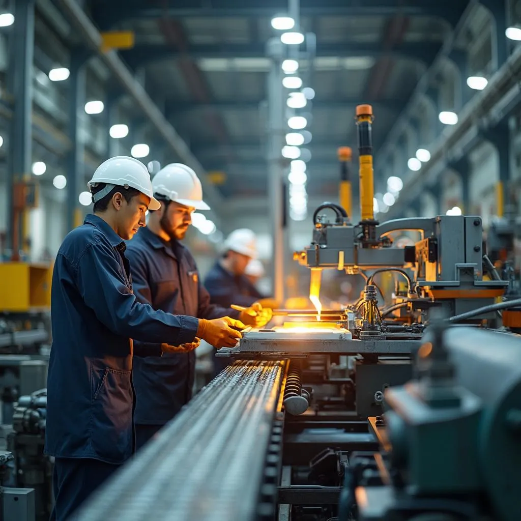 Planta de manufactura modernizada